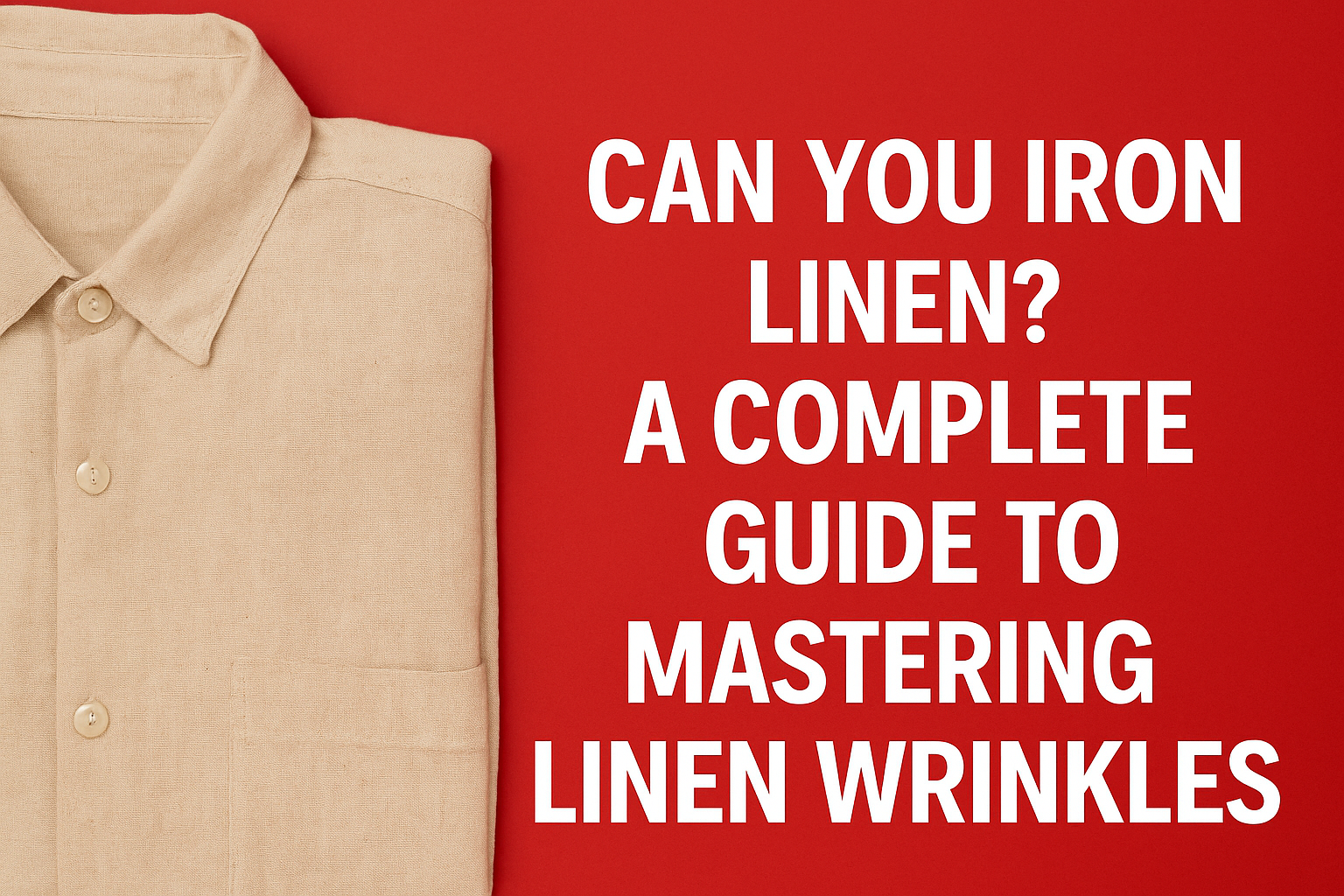 Can You Iron Linen? A Complete Guide to Mastering Linen Wrinkles